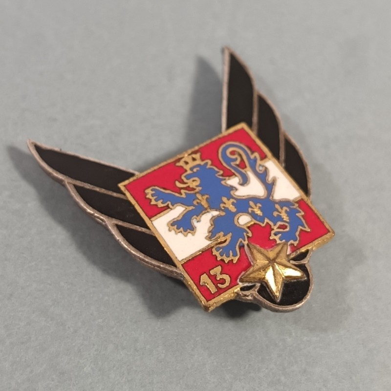 INSIGNE MILITAIRE PELETON MIXTE AVIONS HELICOPTERES DE LA 13 ème DI FABRICANT DRAGO PARIS G1517