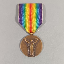 MEDAILLE INTERALLIEE DE LA VICTOIRE DE LA GRANDE GUERRE 1914-1918 GRAVEUR A. MORLON