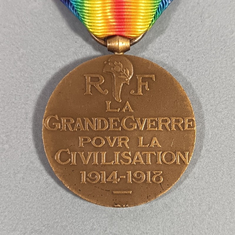 MEDAILLE INTERALLIEE DE LA VICTOIRE DE LA GRANDE GUERRE 1914-1918 GRAVEUR A. MORLON