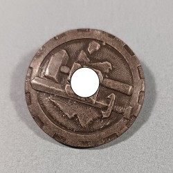 ALLEMAGNE INSIGNE DE JOURNEE DE L'ARTISANAT TAG DES DEUTSCHEN HANDWERKS 1938 FABRICATION SECONDE GUERRE