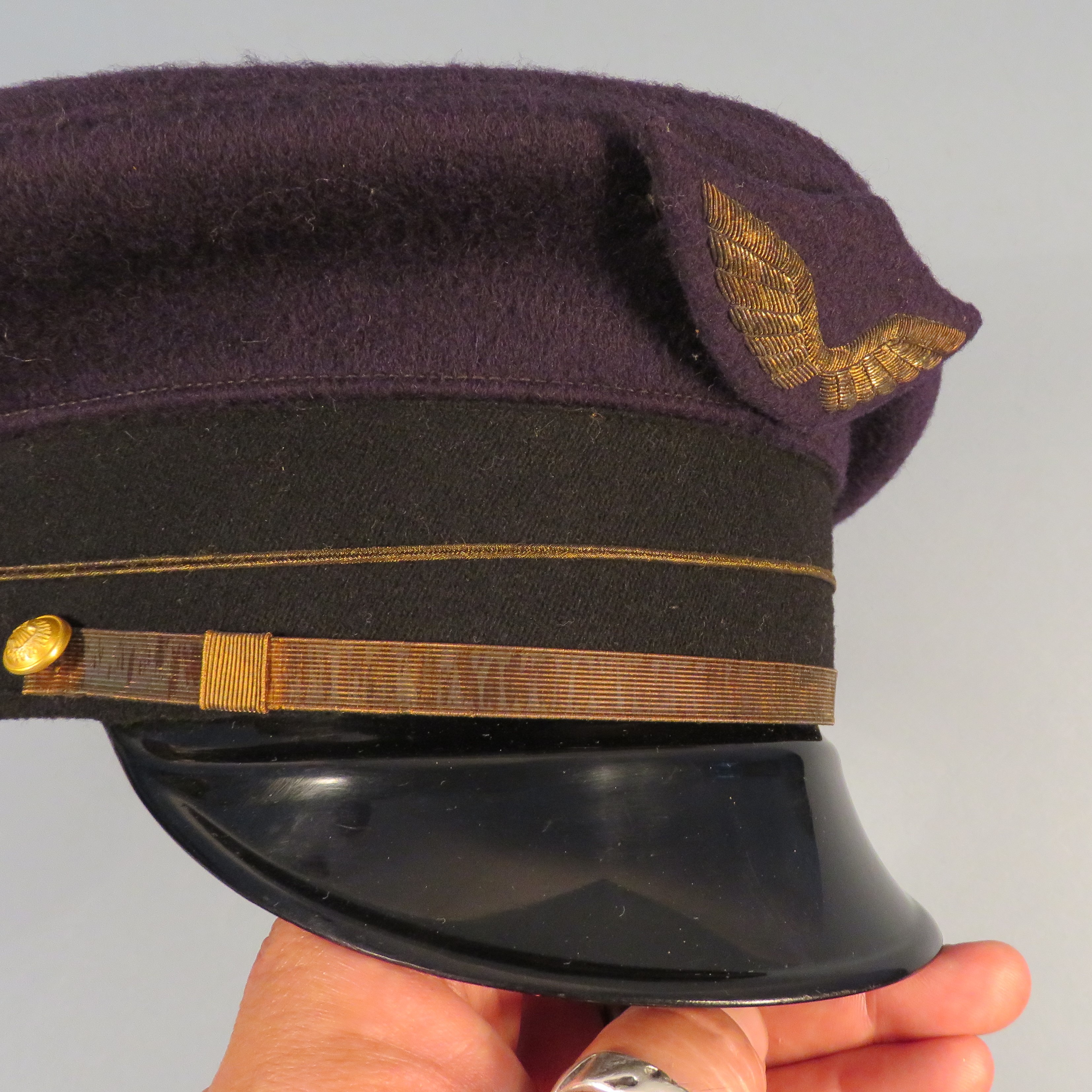 Casquette De Commandant Armée De L’Air Française – Années 50 – Vintage Militaire