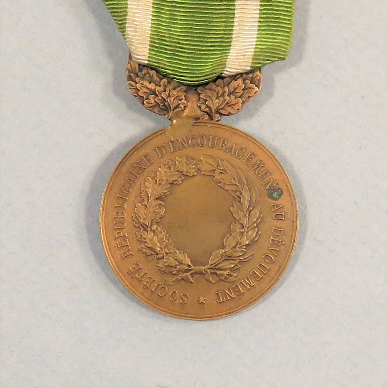 France, Société Républicaine d'Encouragement au Dévouement, Medal, Very