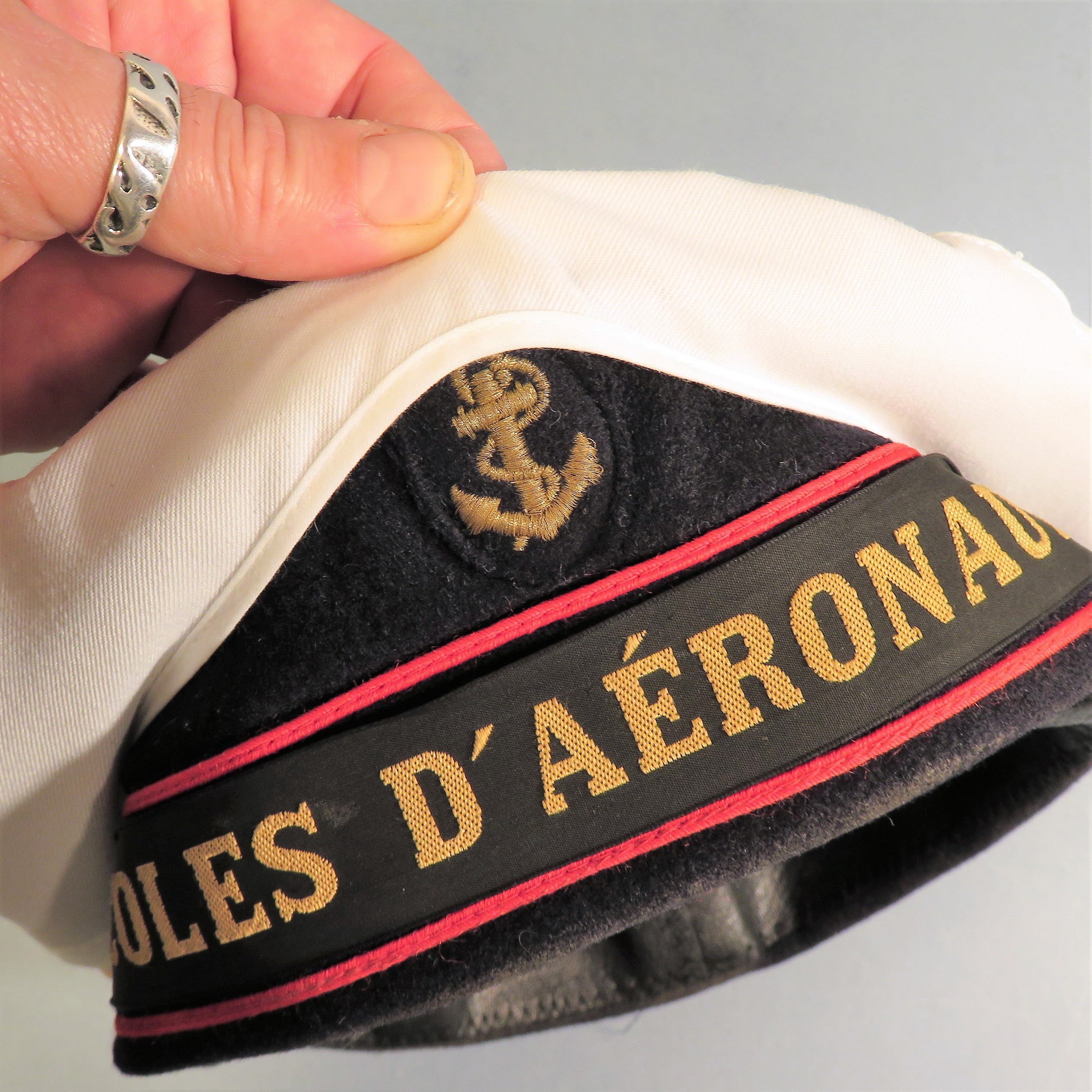 T-SHIRT FELIN BLANC MARINE NATIONALE : Blanc - Achat vente pas cher