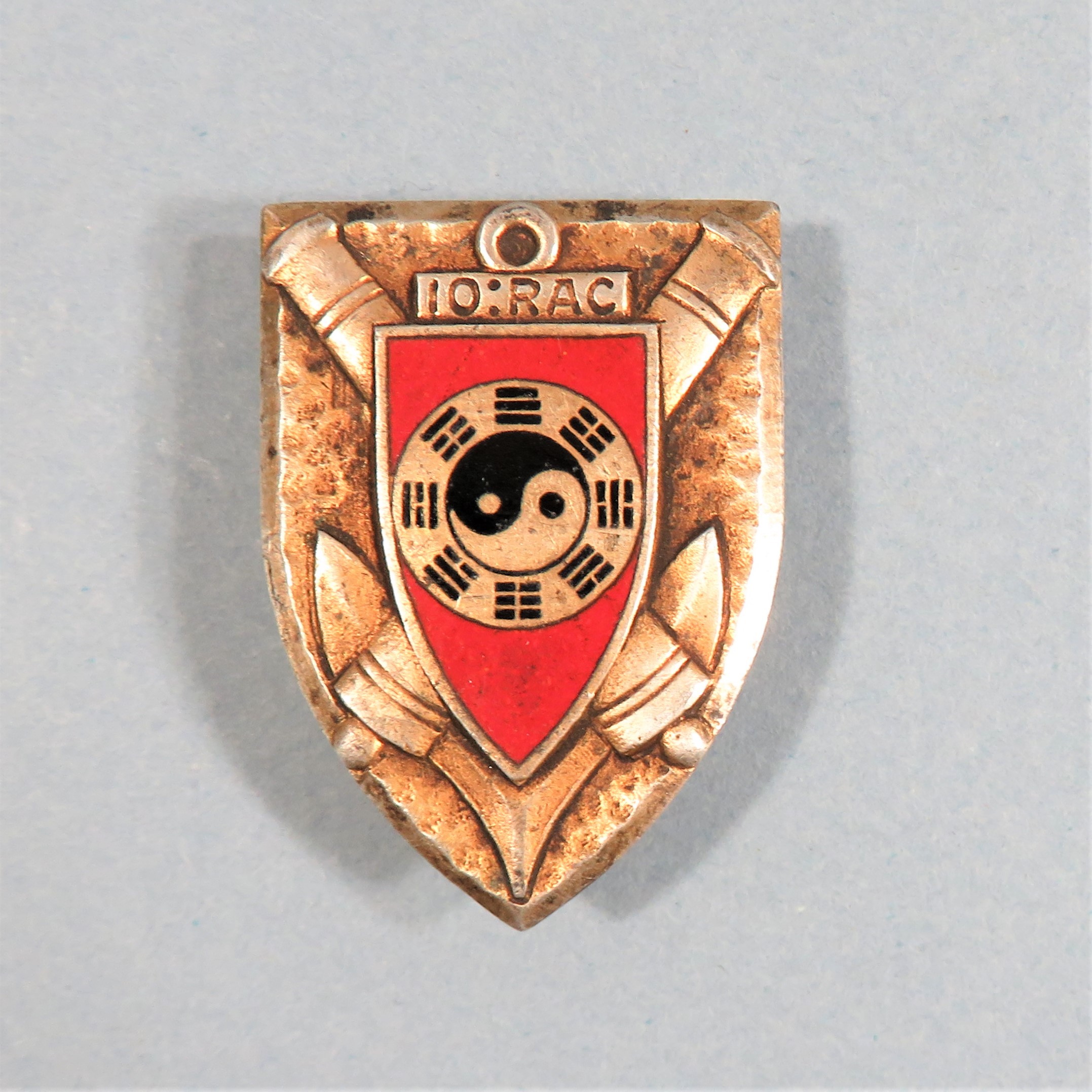 Insigne Colonial Original - Bataillon Autonome Soudan Ouest Dragon O.M. - Authentique, 1948