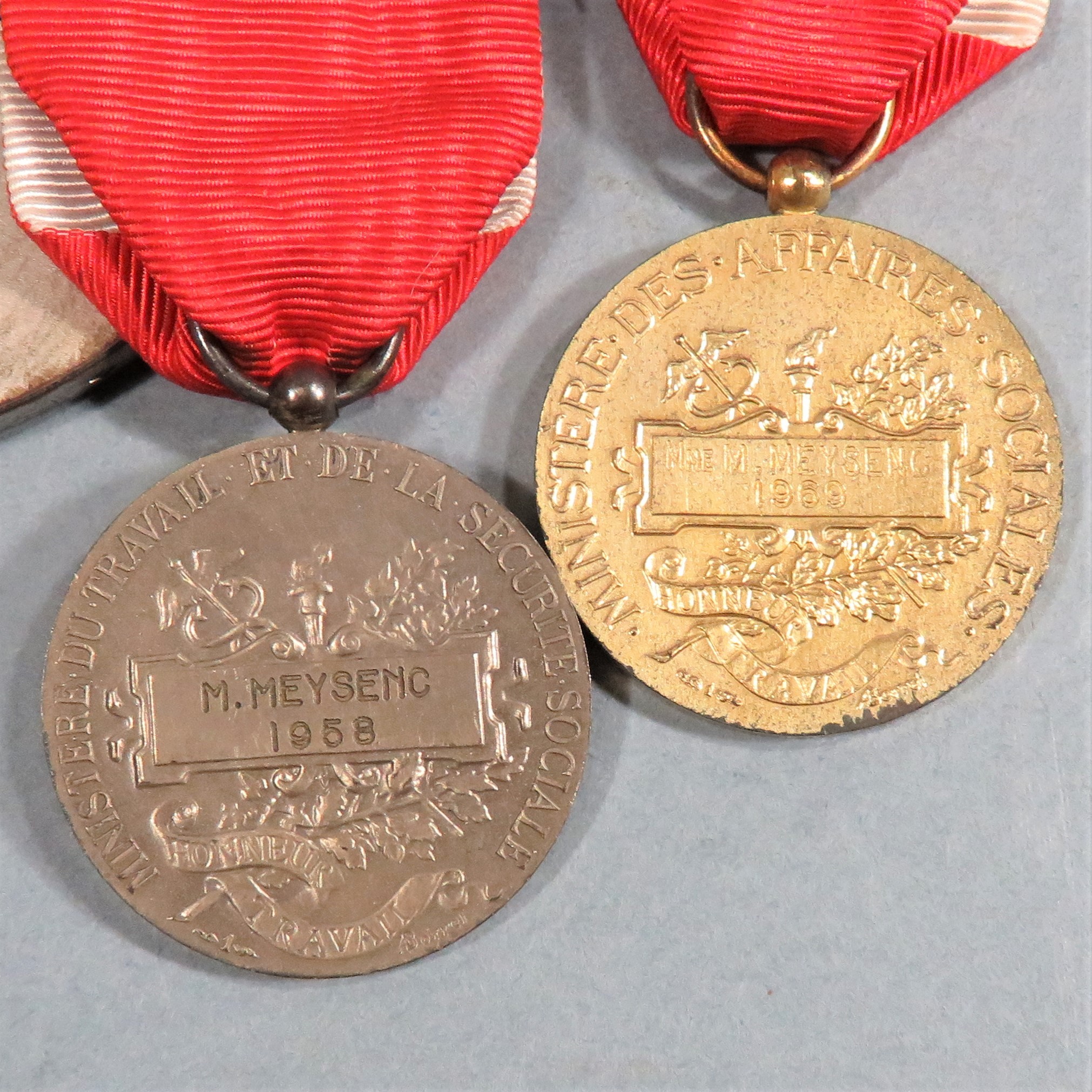 Medaille du travail argent. 1986 - Collection