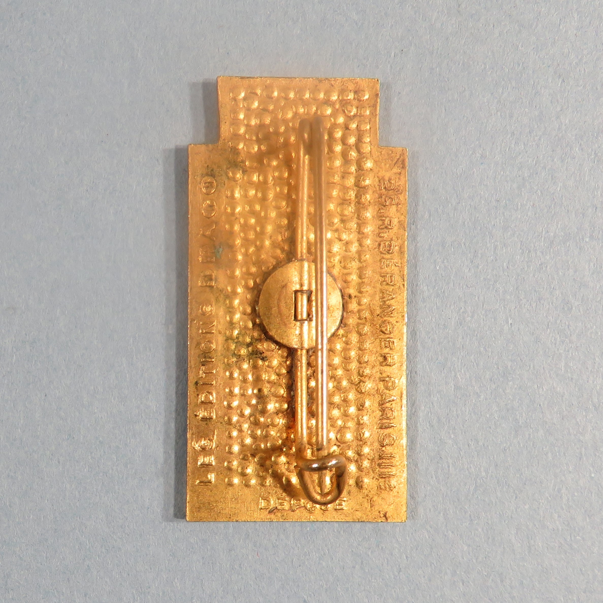 Insigne CJF Chantiers Jeunesse 1940 - Groupe 5 Ou Ski Montagne, émail Augis