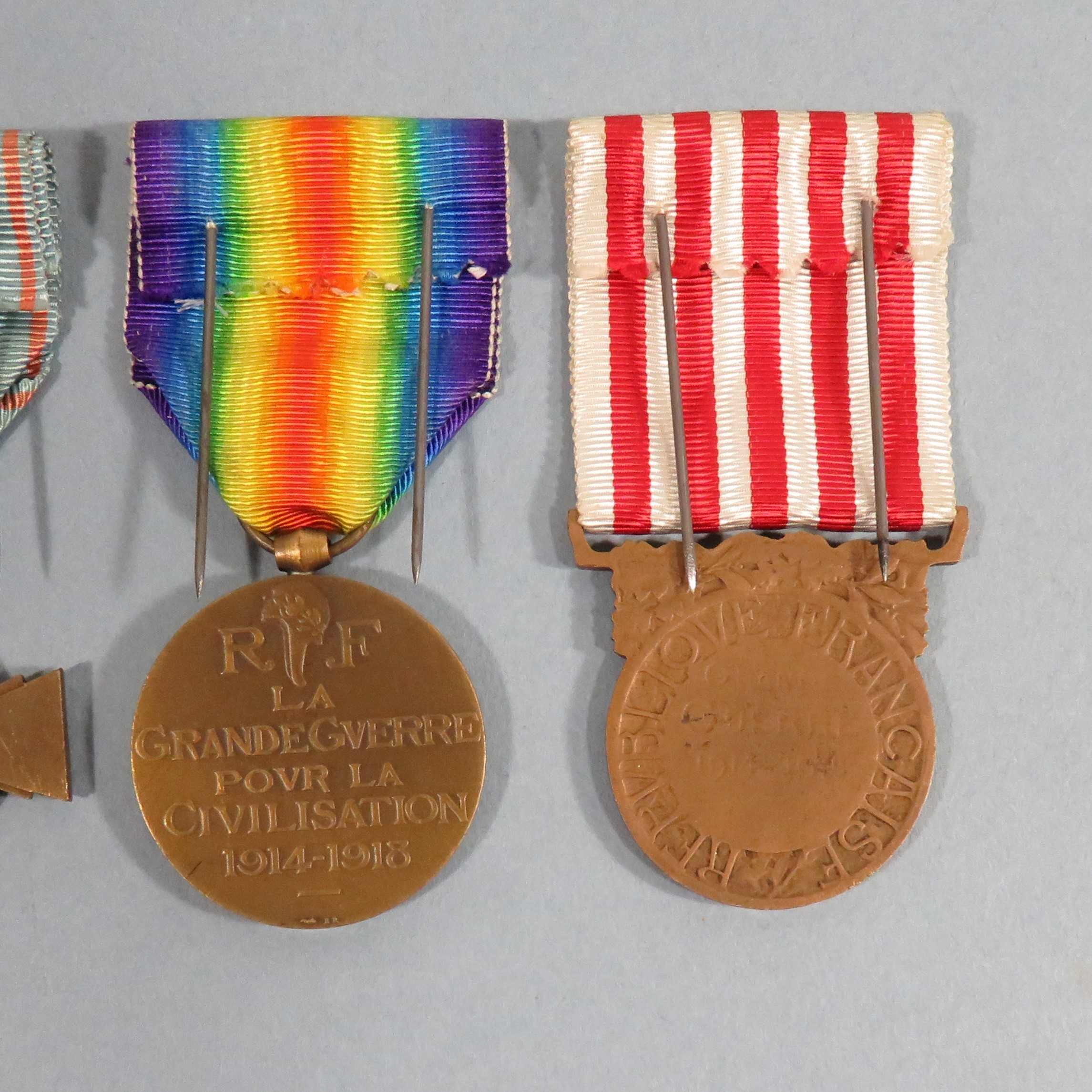 Médailles Militaires Françaises 1914-1918 - Croix Du Combattant, Commémorative Interalliée - Sapeur Du Génie