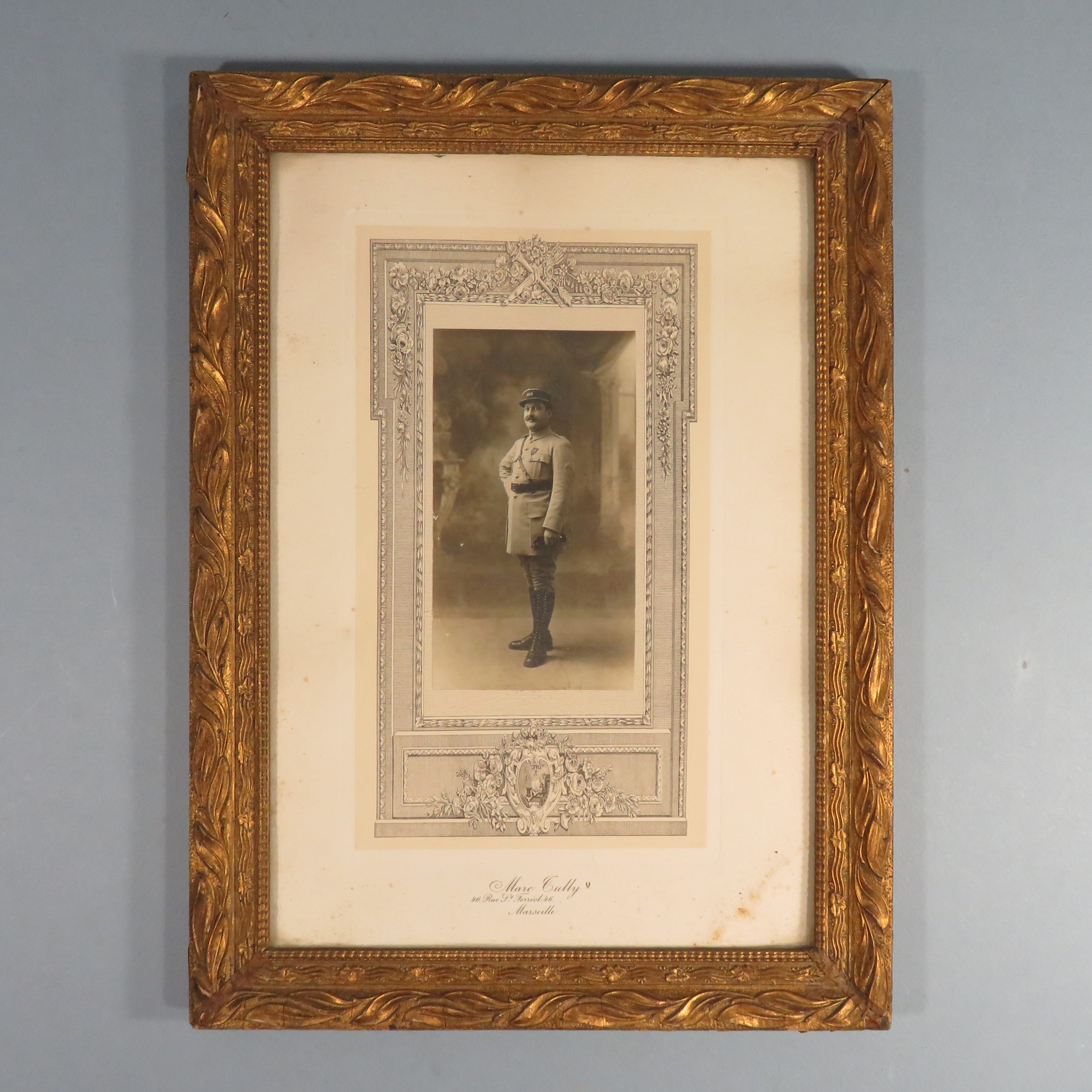 Cadre Photo Sur Mesure 'N°2' Gris Acier - Bois MDF - 30x40 Cm Portrait - Moderne - Neuf