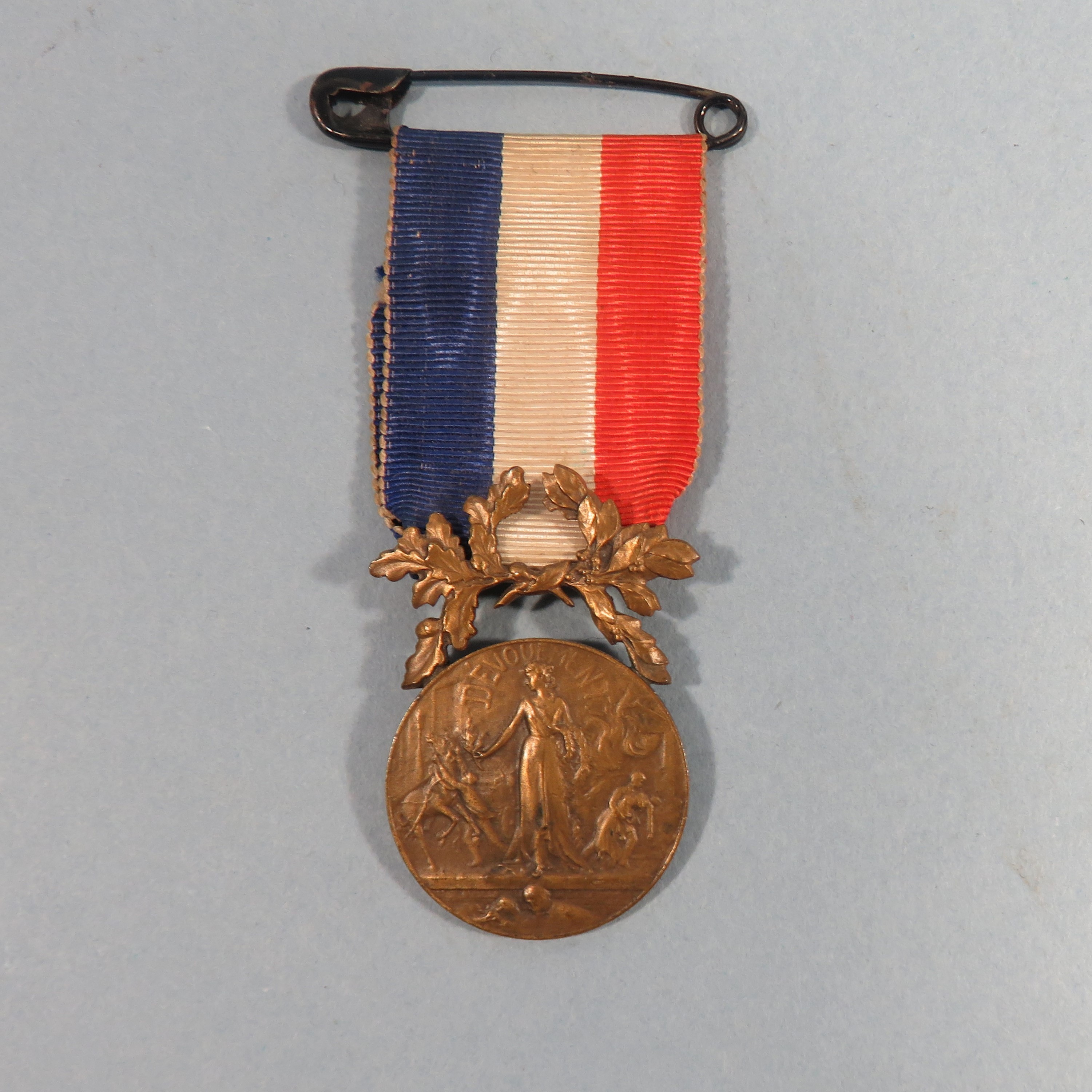 Photo Ancienne André Carmont Médaille Du Courage Et Dévouement, 1951, 13x18 Cm