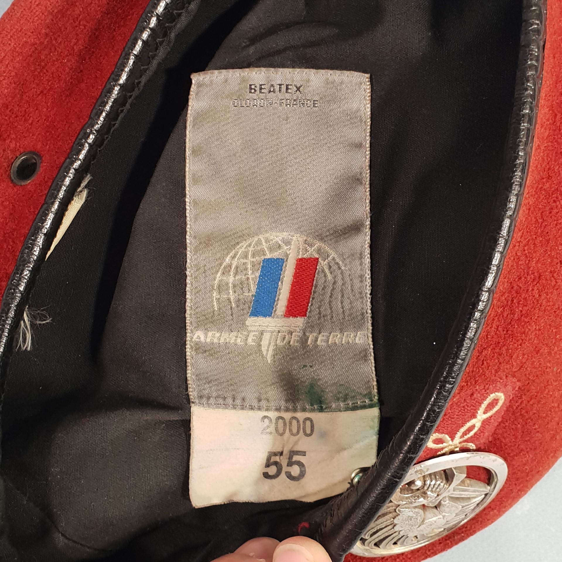 Ancien Béret De Hussard Parachutiste - Provenant D'un Vétéran RCP
