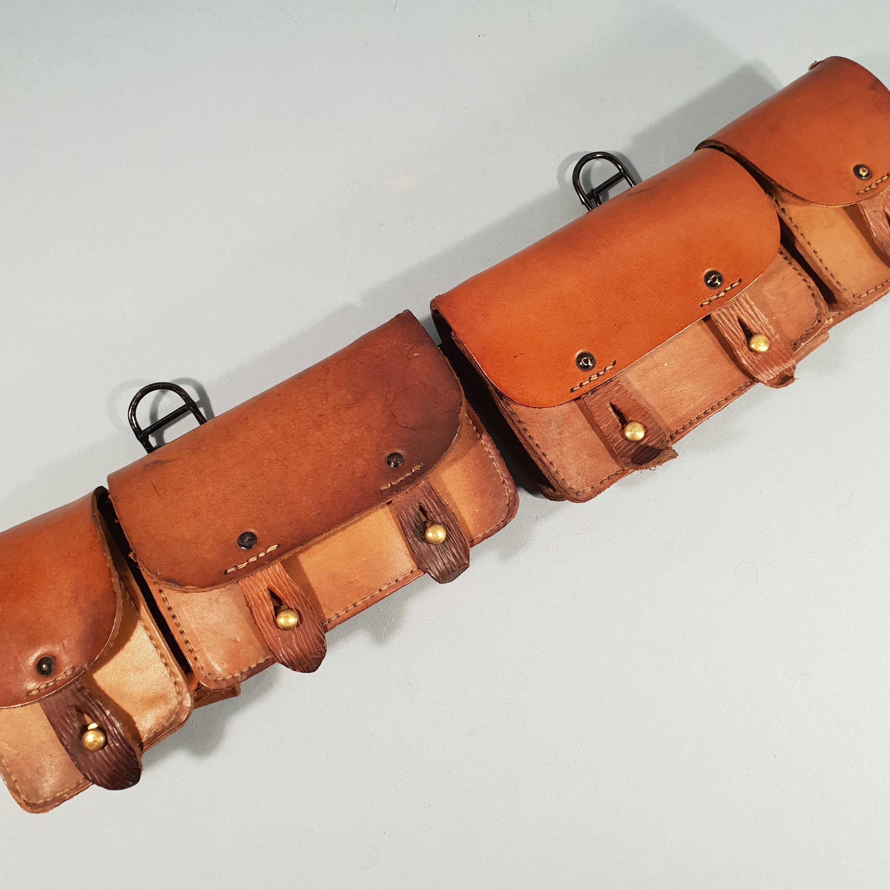 Paire De Cartouchières De Mauser 98k K98 Allemandes WW2 Jus De Grenier Item 13397950