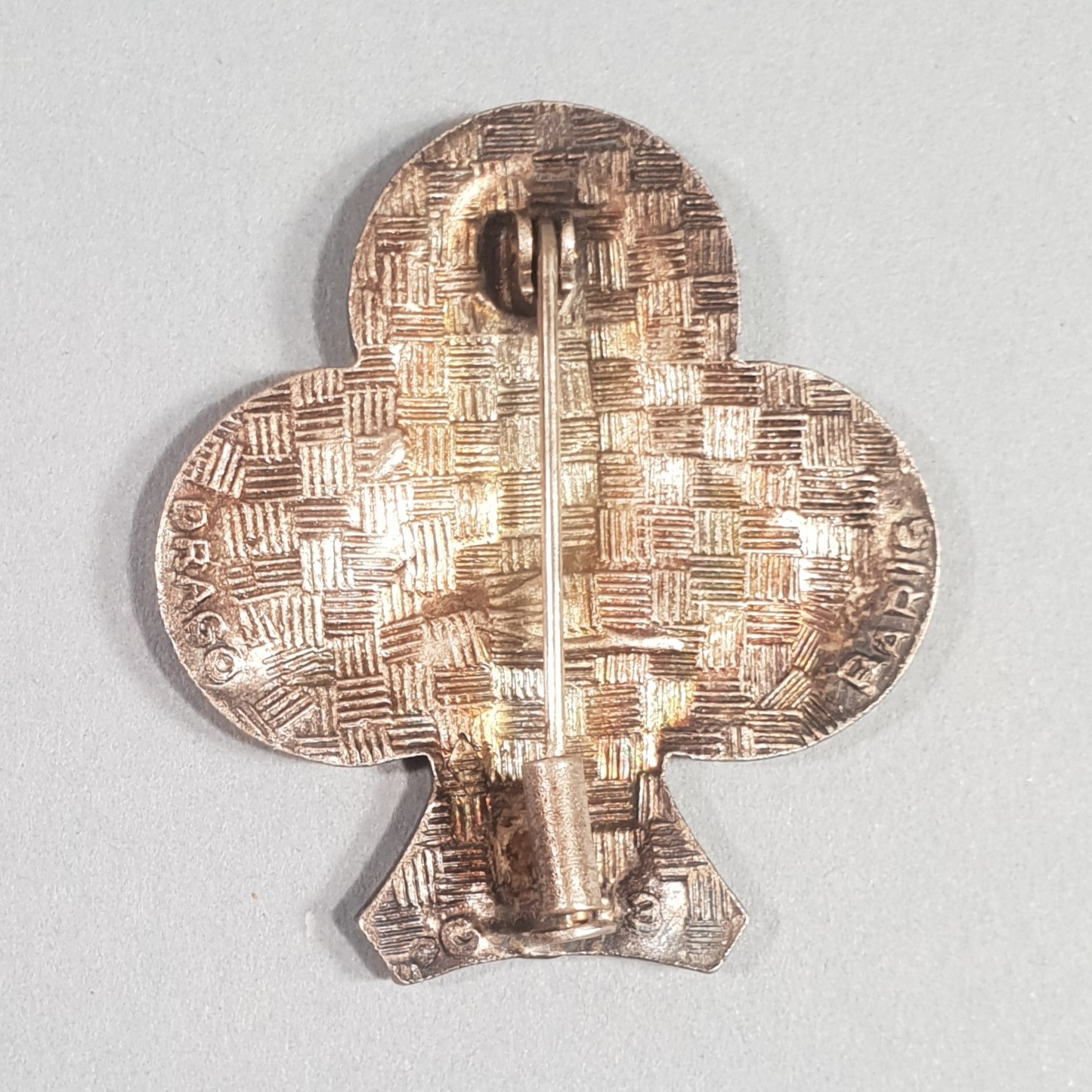 60° RI Insigne 60° régiment d’infanterie Delsart G. 2495 ancre cœur