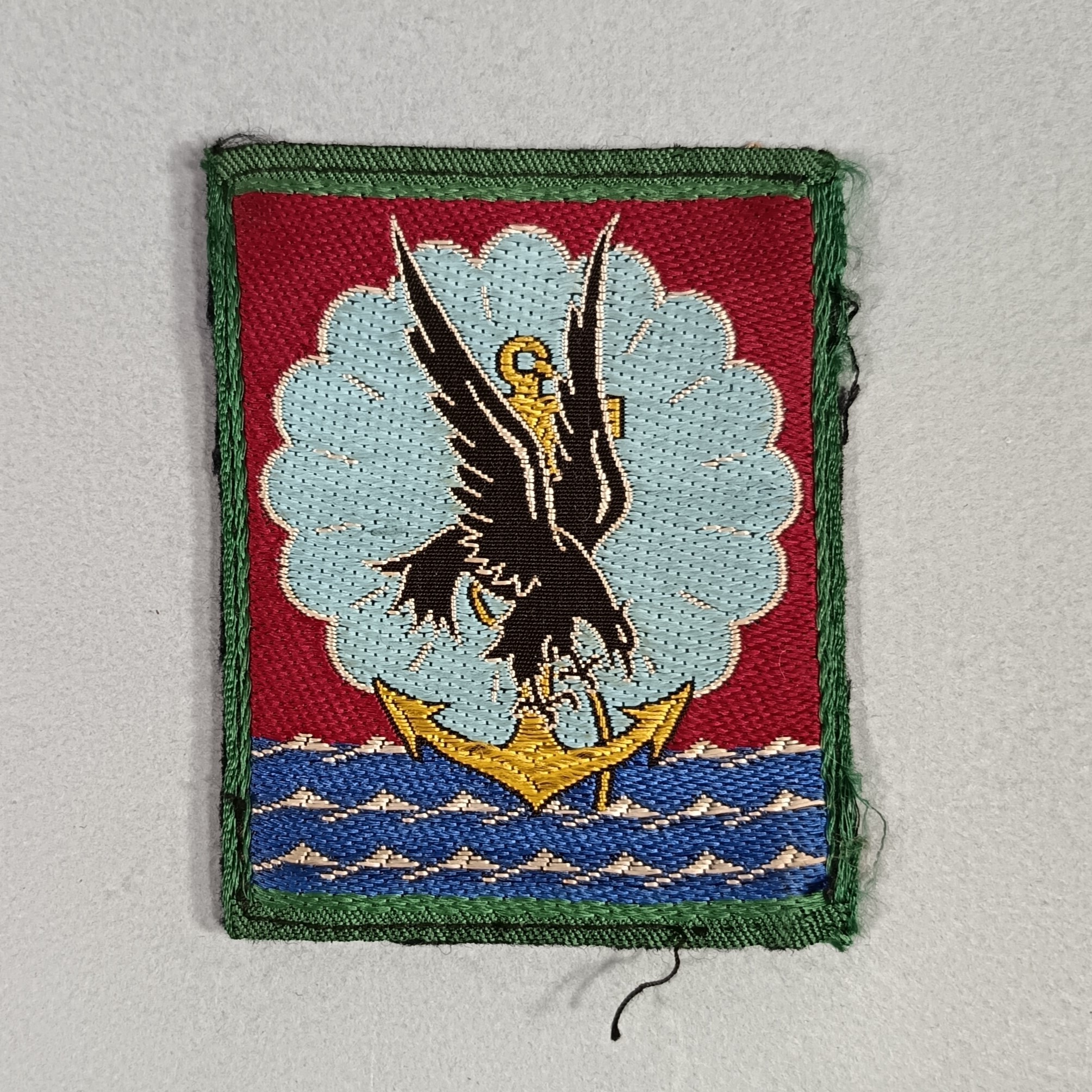 Insigne Tissu Brevet Chuteur Parachutiste Français En Cannetille - Occasion Avec Usures