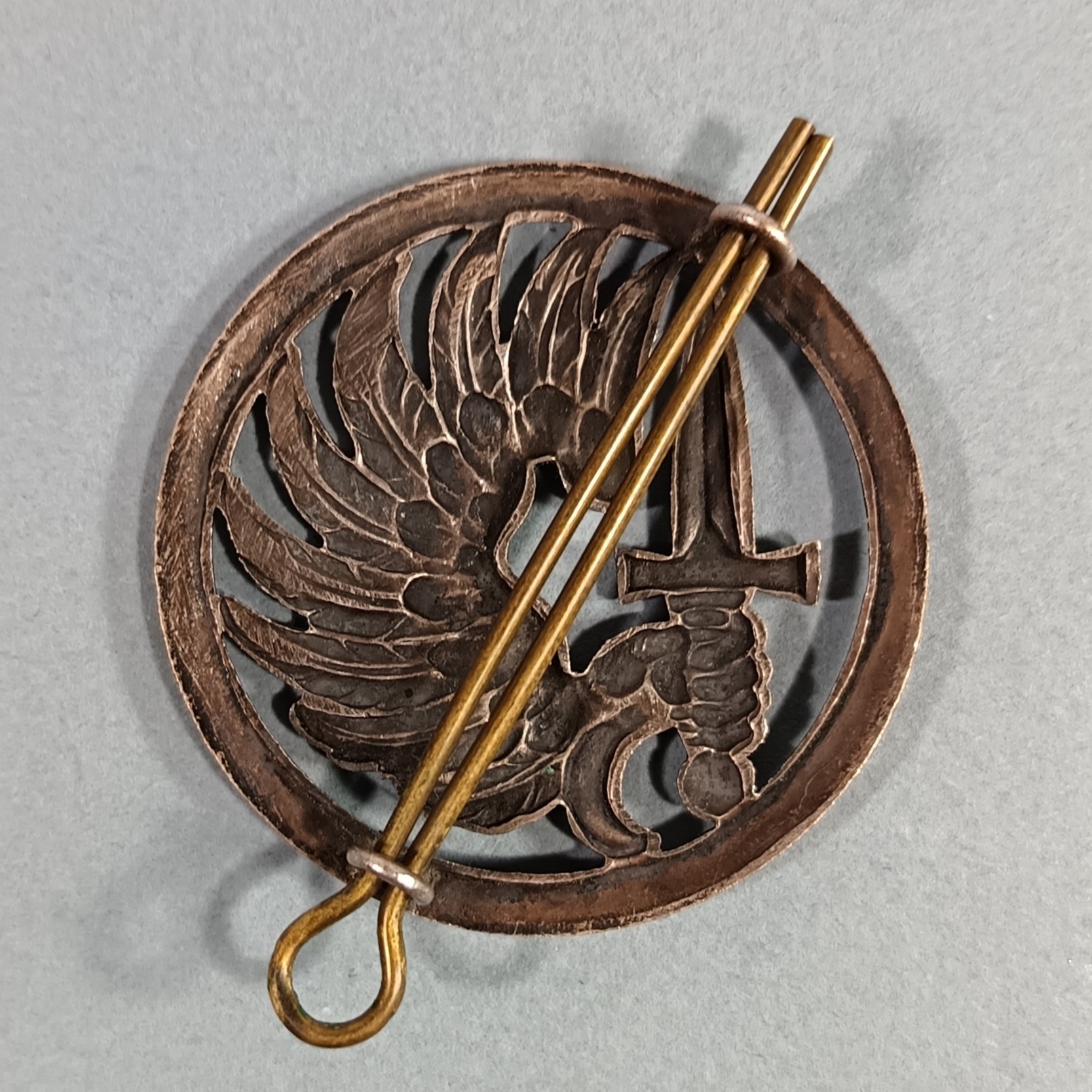 Insigne De Béret Parachutiste Troupes De Marine – France – Insigne Militaire D'occasion