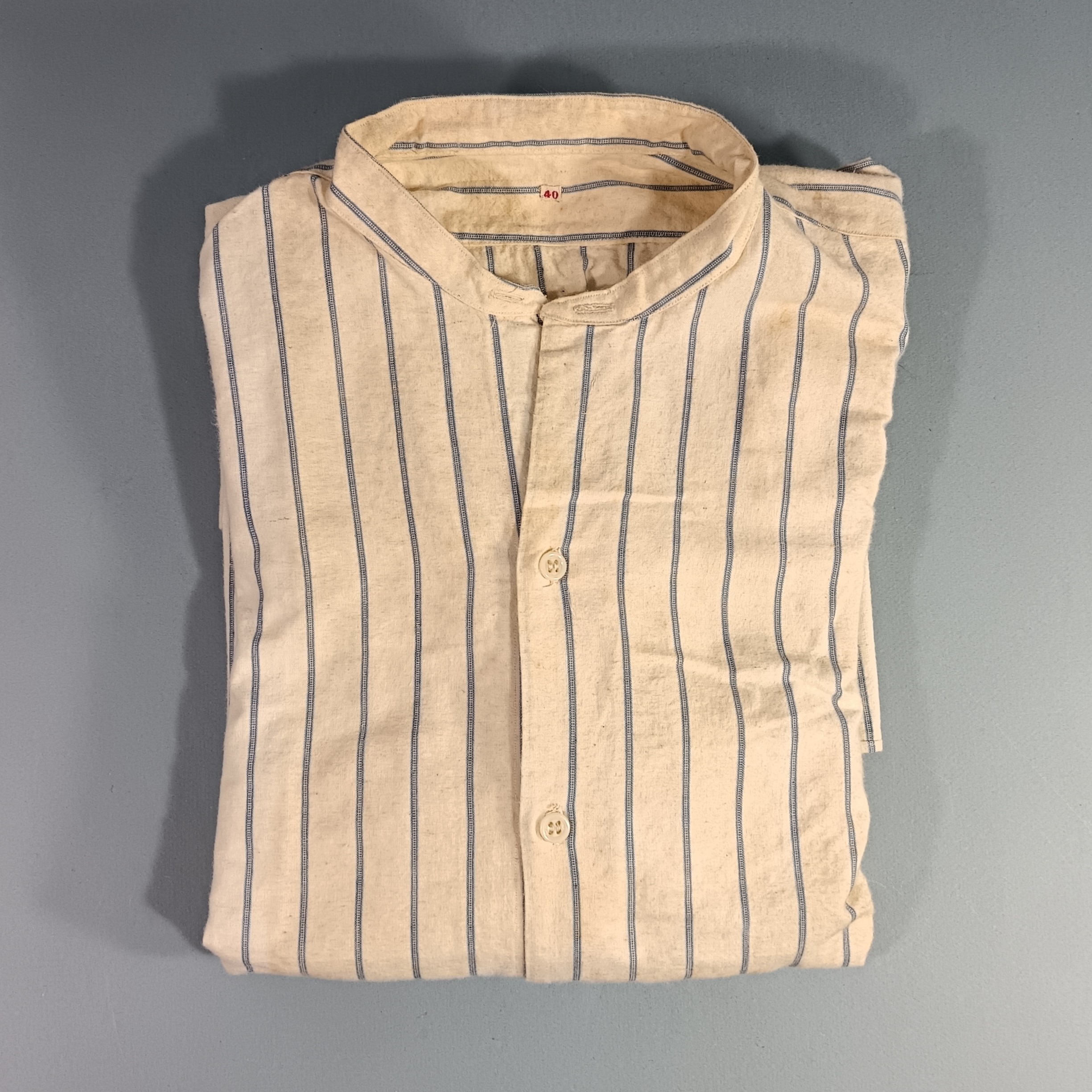 Lot De 3 Chemises Anciennes En Coton CB Initial - Taille M - Blanc - Sans Manches - Occasion Très Bon État